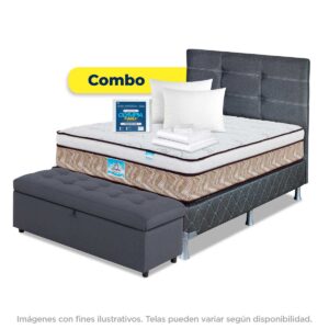 Combo: Colchón Celajes + Camastrón + Complementos