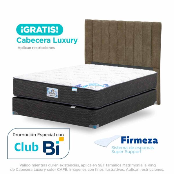 Set de Cama: Colchón + Base Renova Ortopédica
