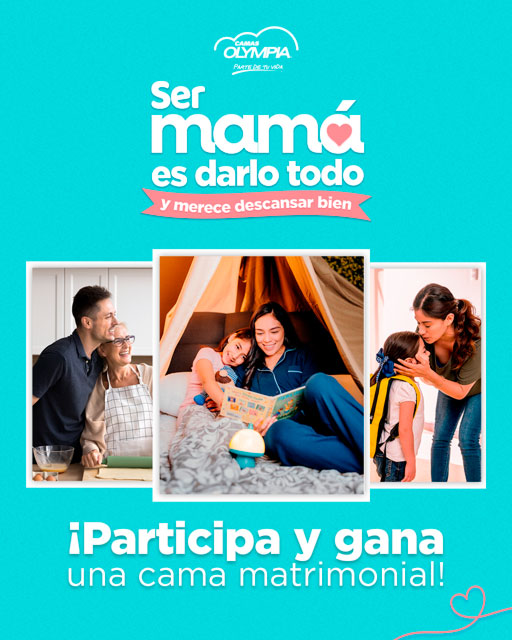 Ser mamá es darlo todo. Participa y gana.