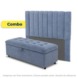 Combo: Baúl + Cabecera Luxury