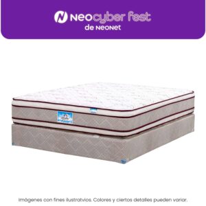 NeoCyberfest-Colchón Celajes Doble Boxtop+Base
