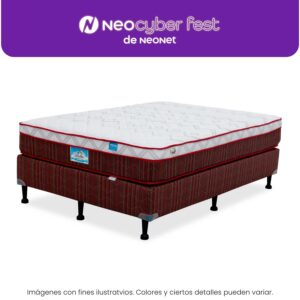 NeoCyberfest - Colchón Chapina One Boxtop Matrimonial + Base