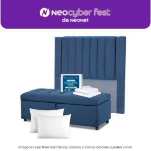 NeoCyberfest- Combo: Cabecera Luxury+Baúl+Accesorios