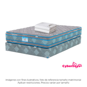 Cyberdays Combo: Colchón Celajes Doble Boxtop + Protector