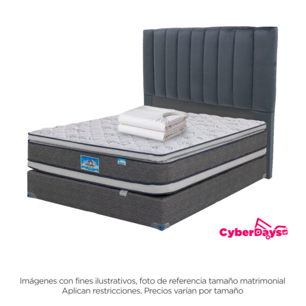Cyberdays Combo: Cabecera Luxury + Set Renova Confort + Protector