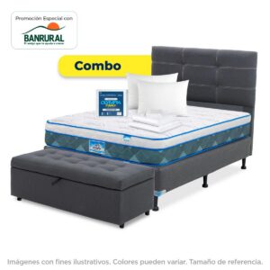 Combo: Colchón Celajes + Camastrón + Complementos
