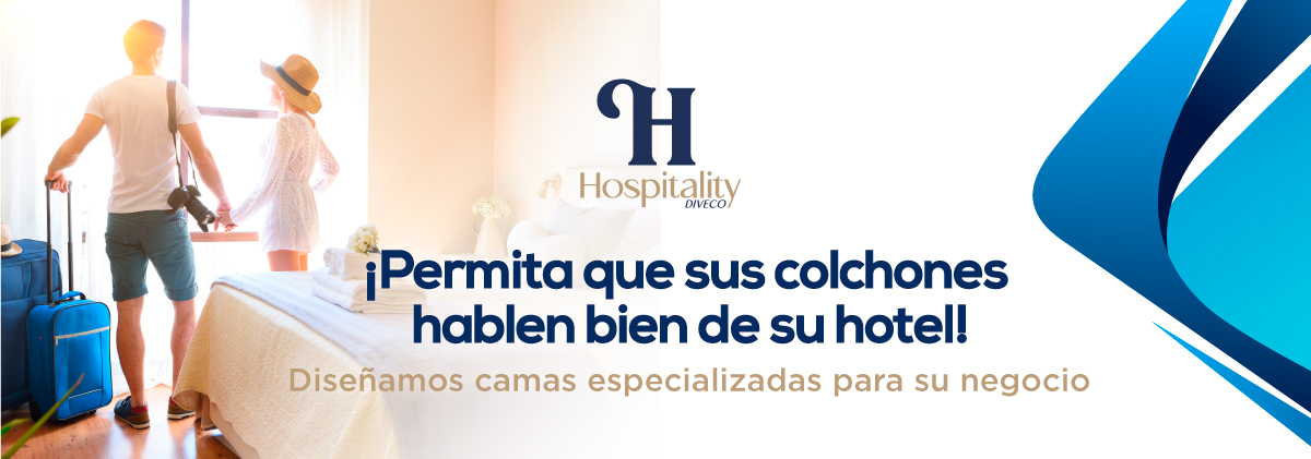 Permita que sus colchones hablen bien de su hotel. Diseñamos camas especializadas para su negocio