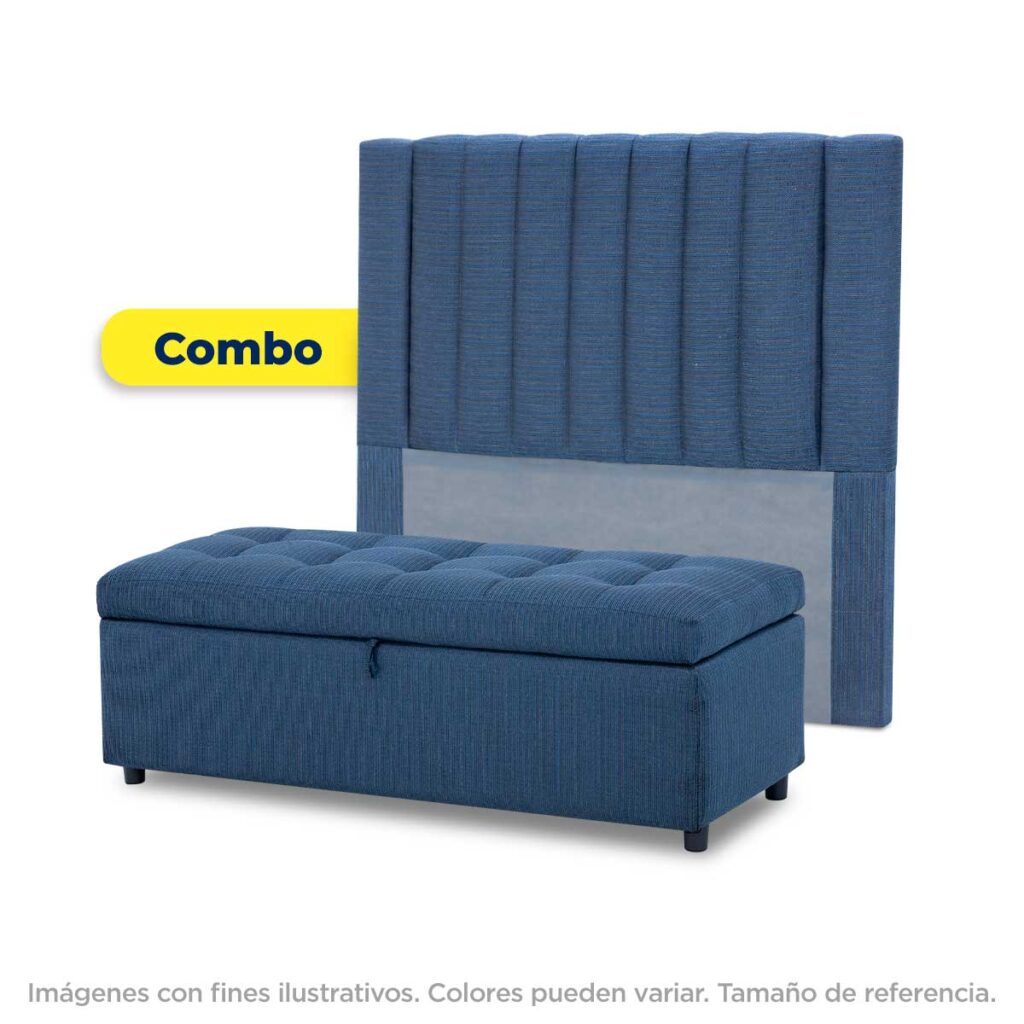 Combo: Baúl + Cabecera Luxury